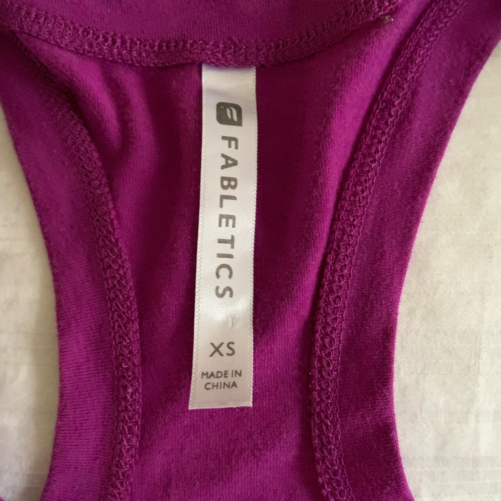 3 for $30 Fabletics purple cotton tank